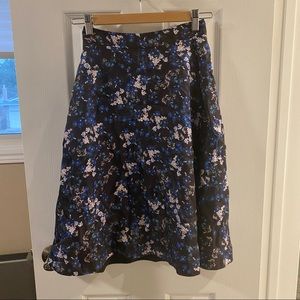 J. Crew 100% Silk A-line Skirt (Double 0)